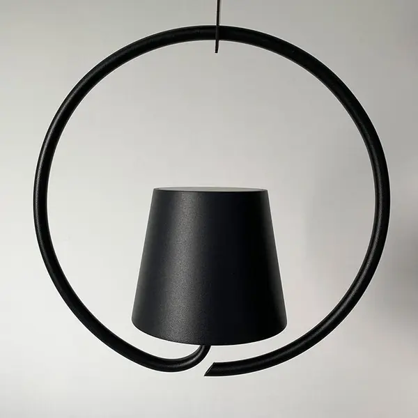 led poldina lámpara colgante recargable anillo portátil araña redonda