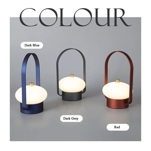 فانوس محمول باليد، مصباح ليلي للتخييم في الهواء الطلق قابل لإعادة الشحن