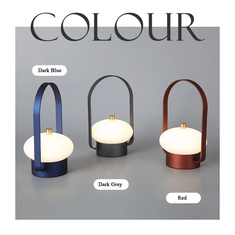 فانوس محمول باليد، مصباح ليلي للتخييم في الهواء الطلق قابل لإعادة الشحن