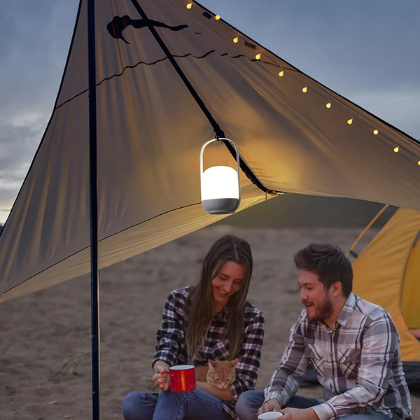 luz de camping colgante portátil con control remoto rgb