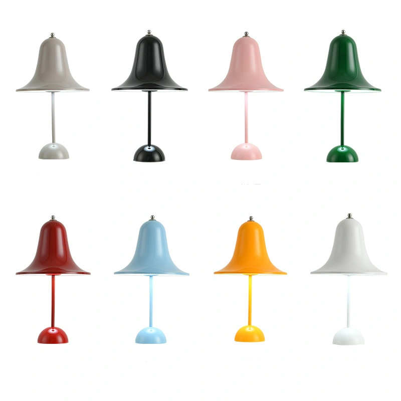 tantop tinkle bell lámpara de mesa led inalámbrica para restaurante alimentada por batería  