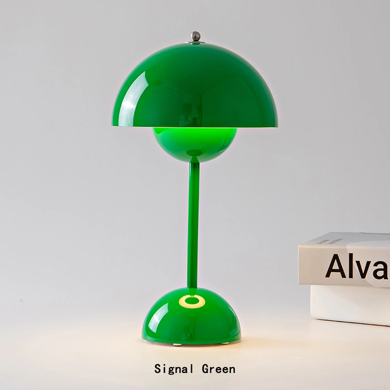 Lámpara de mesa led inalámbrica para restaurante con batería de maceta de Dinamarca  