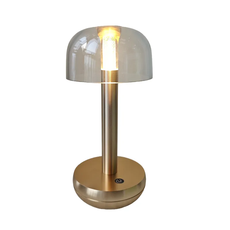 rsj-c003 lámpara de mesa inalámbrica led poldina recargable para restaurante