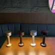 Lámpara de mesa inalámbrica LED con control táctil rsj-c001 para restaurante