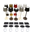 Lámpara de mesa inalámbrica led poldina recargable rsj-c003 para restaurante