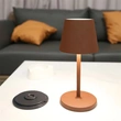Lámpara de mesa inalámbrica led poldina recargable rsj-c003 para restaurante