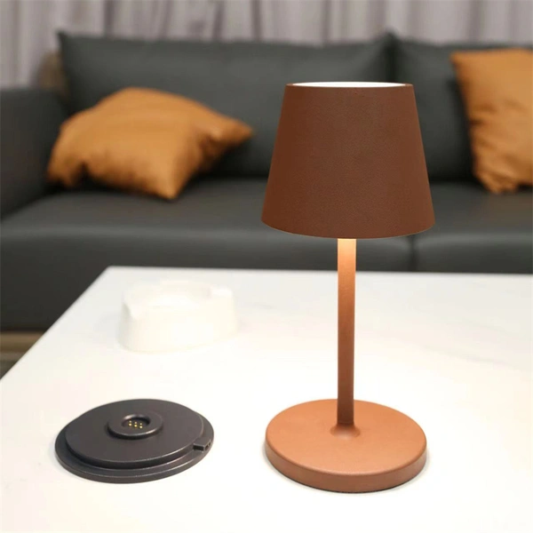 Lámpara de mesa inalámbrica led poldina recargable rsj-c003 para restaurante