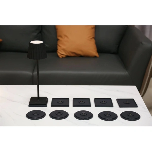 Lámpara de mesa inalámbrica led poldina recargable rsj-c003 para restaurante