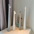 Lámparas de mesa decorativas de aluminio sin cable que funcionan con pilas  