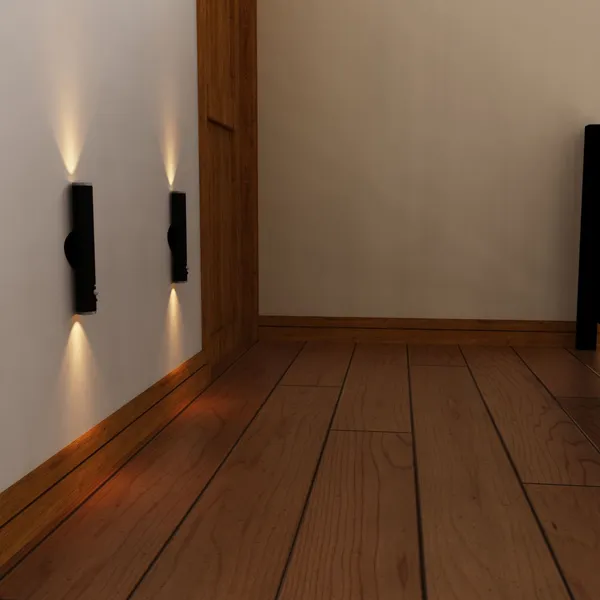 Lámpara de pared LED recargable por USB con sensor PIR remoto y magnético  
