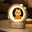 luz de noche para niños linda mascota regalo de cumpleaños de navidad lámpara de noche led