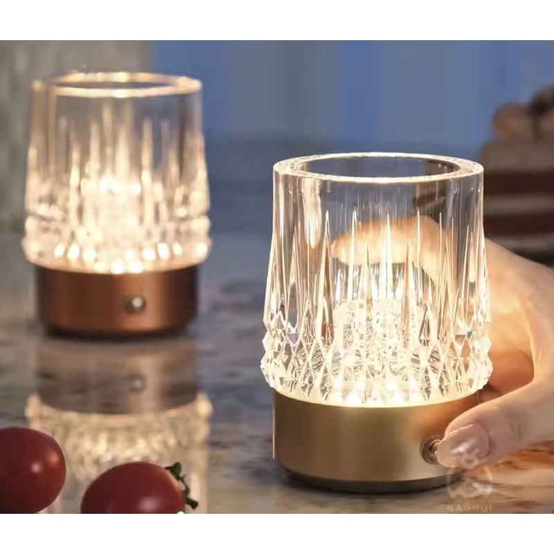 Rechargeable Crystal Cup Lamp 