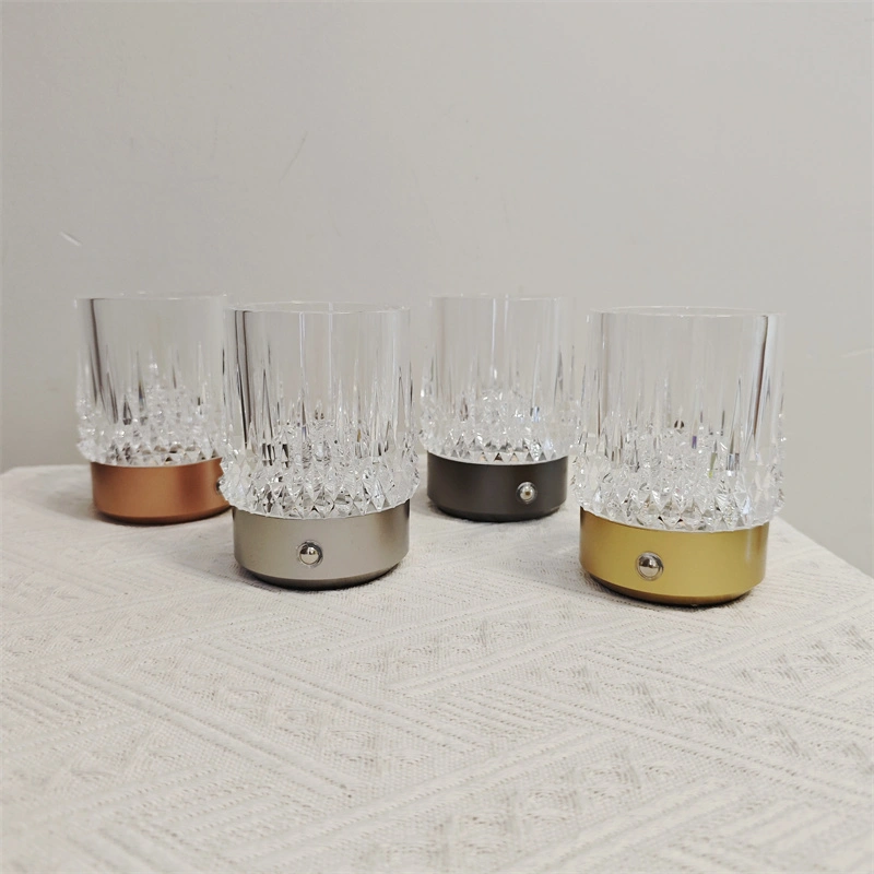 Rechargeable Crystal Cup Lamp 