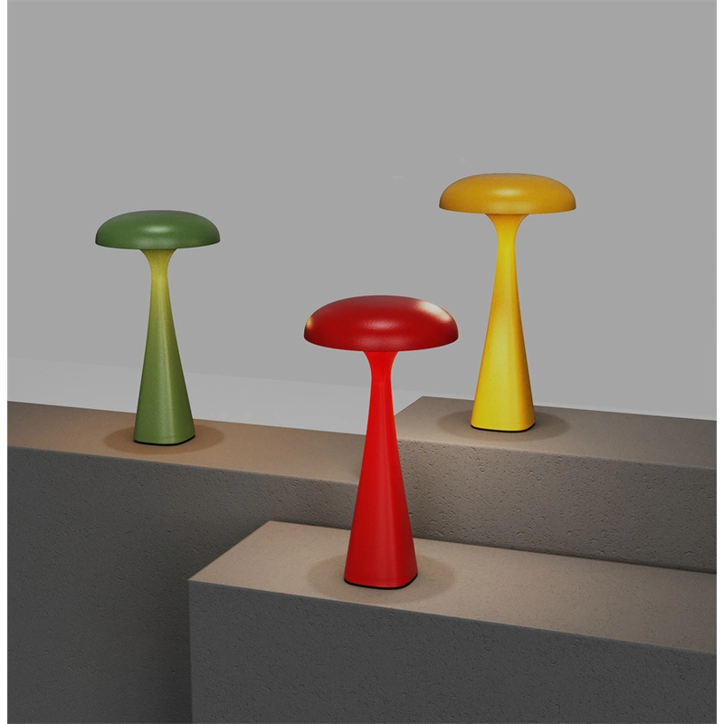 Lámpara de mesa LED a batería, lámpara de decoración del hogar con forma de medusa