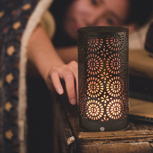 قابلة لإعادة الشحن ضئيلة نمط الصمام الجدول مصباح اللمس عكس الضوء 