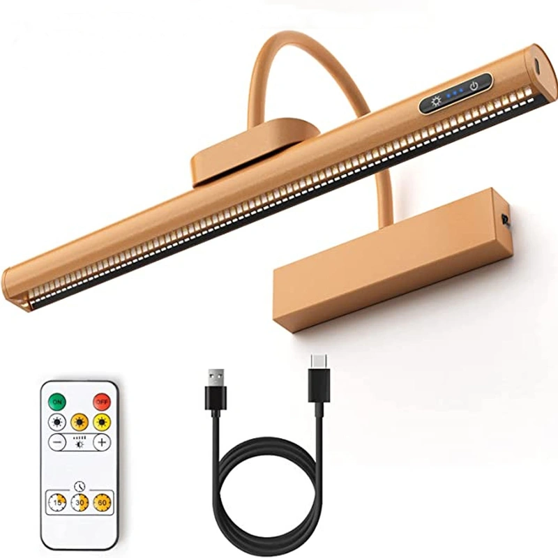 Touch remote control usb rechargeable led wall sconce 