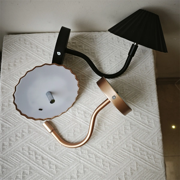 Touch remote control usb rechargeable led wall sconce 