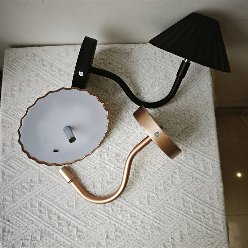 Touch remote control usb rechargeable led wall sconce 