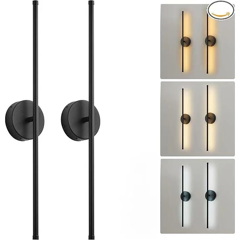 Touch remote control usb rechargeable led wall sconce 