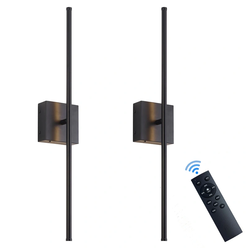 Touch remote control usb rechargeable led wall sconce 