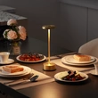 Slim Aluminum cordless table lamp