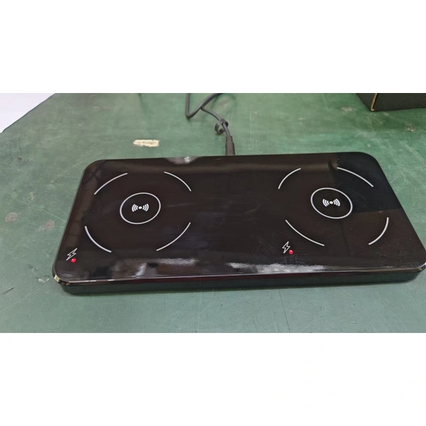 cargador inalámbrico qi 2 en 1