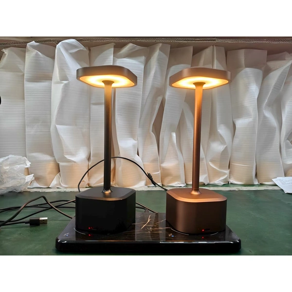 cargador inalámbrico qi 2 en 1