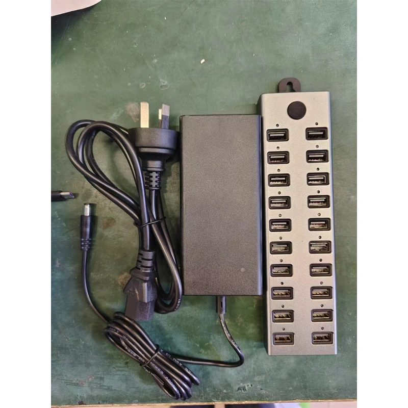 20 Ports Power Adapter multi port usb charger station US EU UK Plug