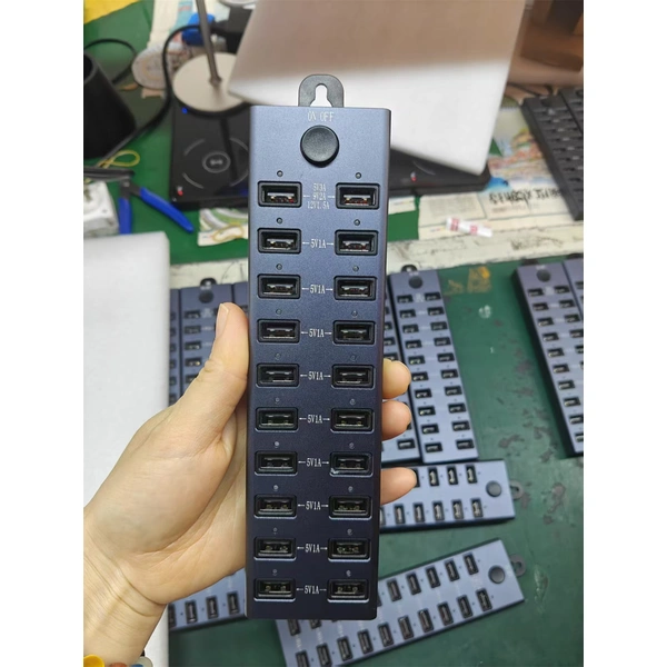 20 Ports Power Adapter multi port usb charger station US EU UK Plug