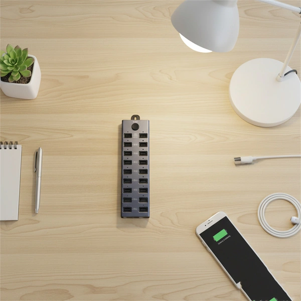 20 Ports Power Adapter multi port usb charger station US EU UK Plug