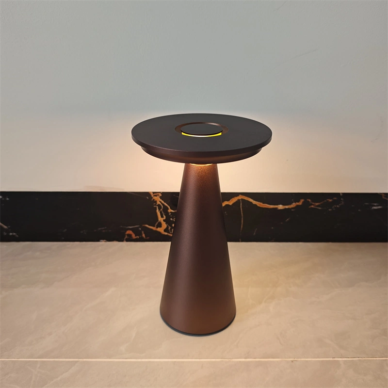 Touch lamparas de escritorio restaurant table lamps rechargeable