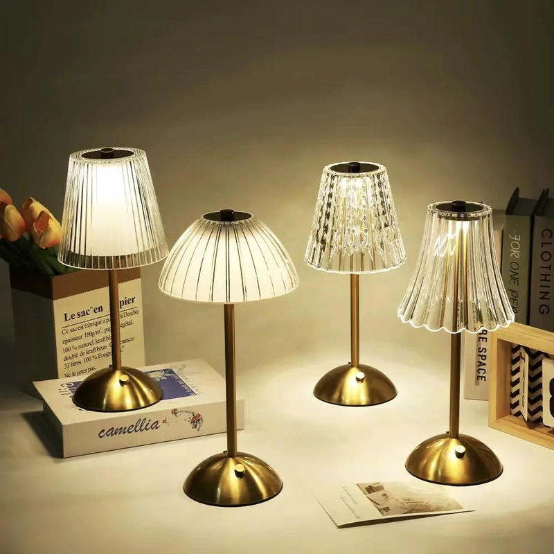  Rose Led Acrylic Diamond Crystal Table Lamp Modern