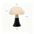 Modern Cordless Touch Dimming USB Type-C Charging for Mini Bat Pipistrello Italian Design Lamp with 3000mAh Rechargeable Battery