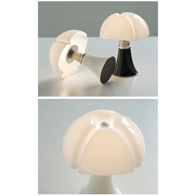Modern Cordless Touch Dimming USB Type-C Charging for Mini Bat Pipistrello Italian Design Lamp with 3000mAh Rechargeable Battery