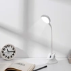 Control de sensor táctil lámpara de escritorio con clip de luz de lectura recargable led 