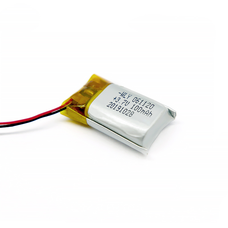 061120 batería de ión de litio recargable de 3.7v 100mah