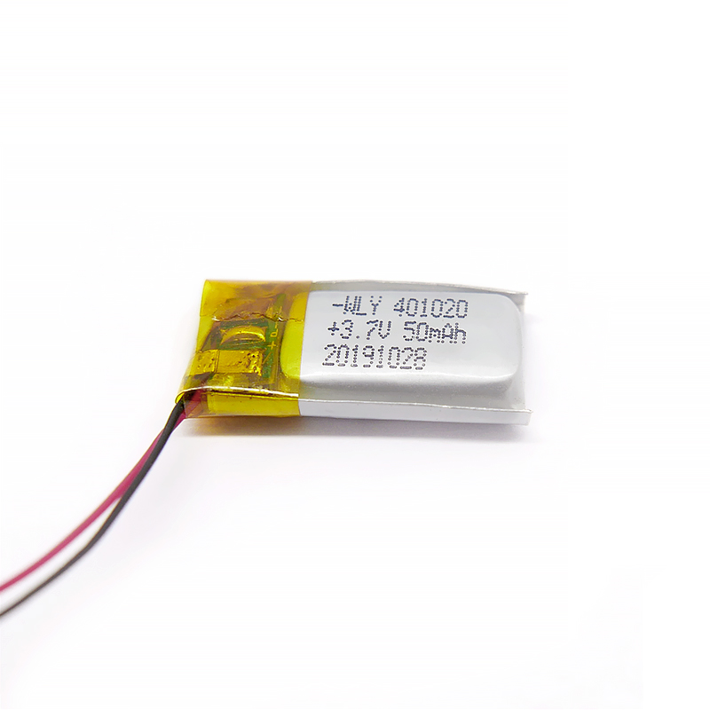 401020 batería de ión de litio recargable de 3.7v 50mah