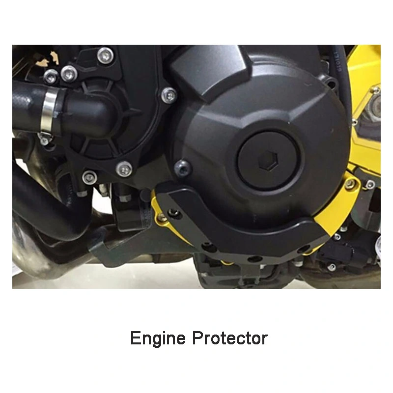 Engine Protectors For YAMAHA MT-09 CNC Engine Rubber Protector
