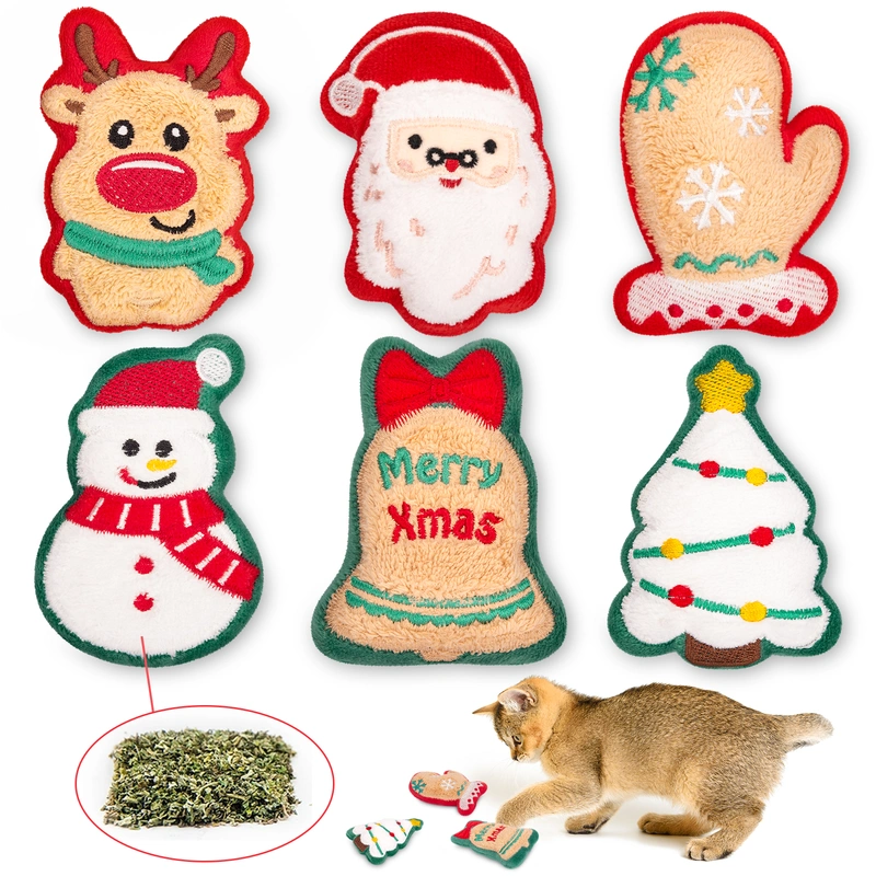 Christmas Catnip Toys,
