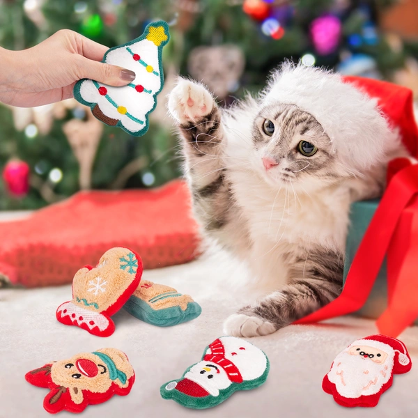 Christmas Catnip Toys,