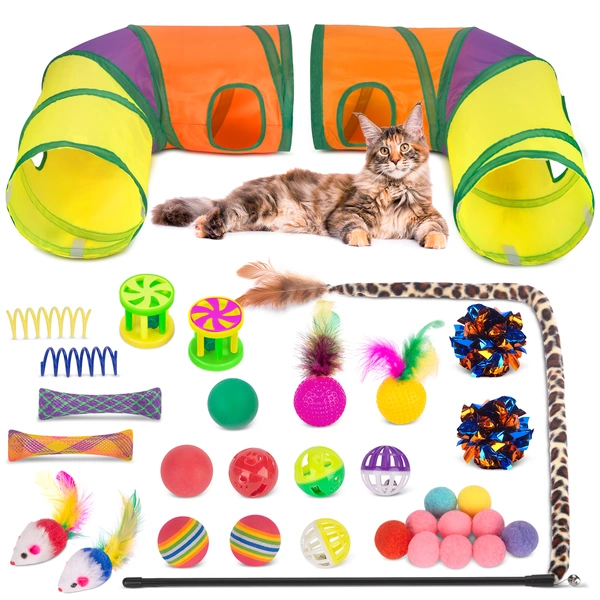 Cat Toys Assortment for Indoor Cats Kittens Kitty