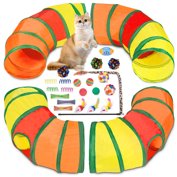 Cat Toys Assortment for Indoor Cats Kittens Kitty 