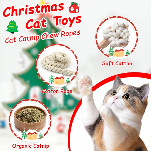 Christmas Catnip Toys