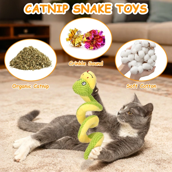 Catnip Snake Toy Small