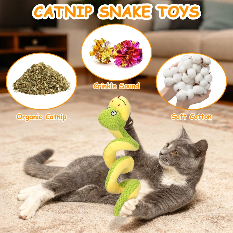 Catnip Snake Toy Small