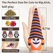 Catnip Crinkly Sound Cat Toys, Interactive Indoor Kitty Kicker for All Breeds
