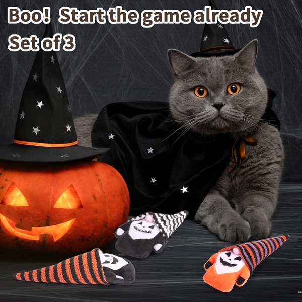 Catnip Crinkly Sound Cat Toys, Interactive Indoor Kitty Kicker for All Breeds