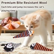 Catnip Crinkly Sound Cat Toys, Interactive Indoor Kitty Kicker for All Breeds