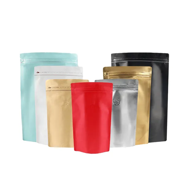 customized coffee bag stand up pouch factory