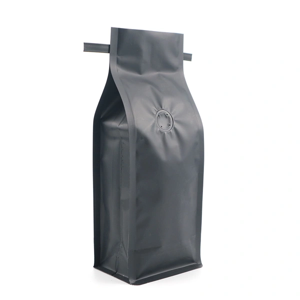 stand up pouch coffee bag with tin tie